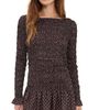 Hill House Home Hill House Home The Dalia Mini Nap Dress Lindsay Dot/Chocolate - 1