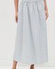 Hill House Home Hill House Home The Delphine Nap Skirt Blue/Red Gingham - 2