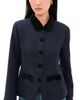 Hill House Home Hill House Home The Evalina Jacket Navy - 1