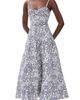 Hill House Home Hill House Home The Fiona Dress Paisley Floral Block/Blue - 1