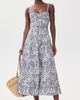 Hill House Home Hill House Home The Fiona Dress Paisley Floral Block/Blue - 2
