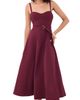 Hill House Home Hill House Home The Fiona Dress Windsor Wine - 1