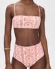 Hill House Home Hill House Home The Juno Bikini Set Corsica Paisley Coral - 2