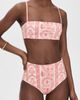 Hill House Home Hill House Home The Juno Bikini Set Corsica Paisley Coral - 5