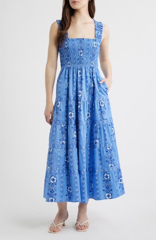 Hill House Home Hill House Home The Kimmy Smocked Sleeveless Maxi Dress