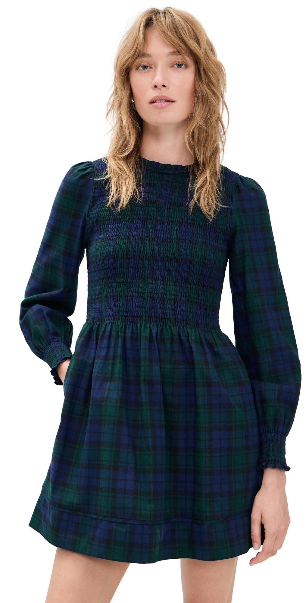 Hill House Home - The Lilia Nap Dress Blackwatch Tartan