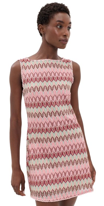 Hill House Home Hill House Home The Lisandra Dress Pink Multi