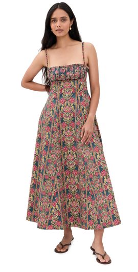 Hill House Home Hill House Home The Maisie Dress Iris Medallion Border