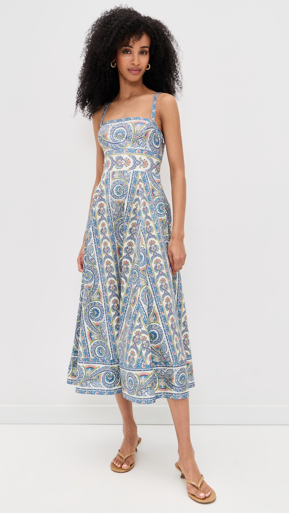 Hill House Home - The Margot Dress Corsica Paisley Blue