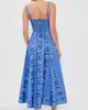 Hill House Home Hill House Home The Margot Midi Dress Arcadia Border - 3