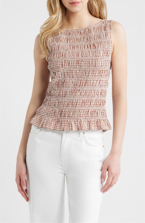 Hill House Home Hill House Home The Phoebe Cotton Gingham Nap Top