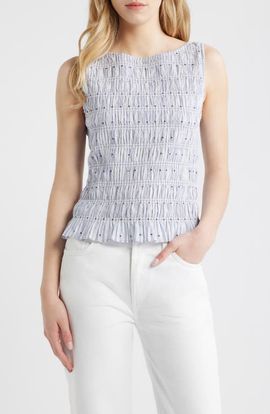 Hill House Home Hill House Home The Phoebe Smocked Sleeveless Top