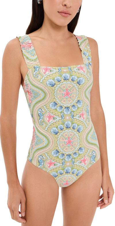 Hill House Home Hill House Home The Teagan One-Piece Swimsuit Sea Creatures