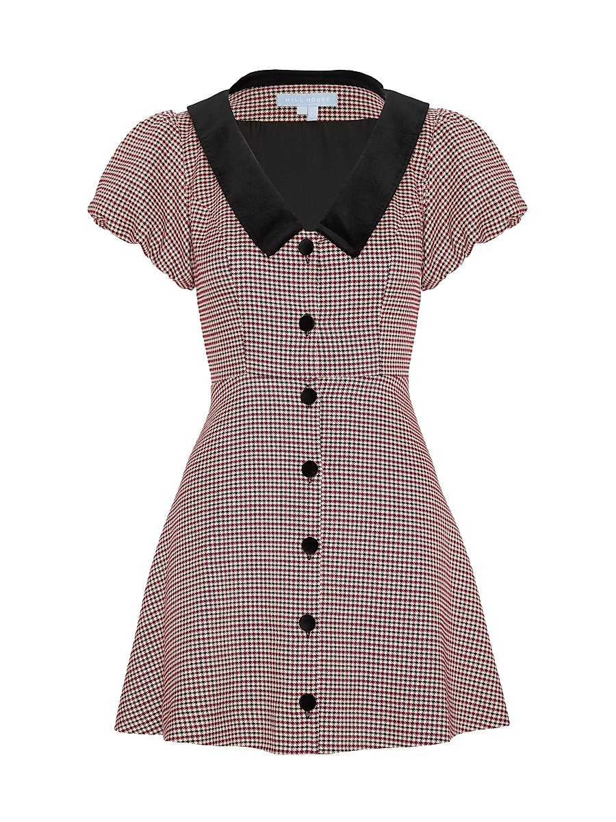 s*u様 house on the hill L/S Tee (Checker) Hill House Home Black Cisco Lillie Dress by Hill House Home - Pickle