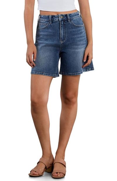 HINT OF BLU HINT OF BLU All Day High Waist Denim Shorts