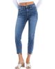 HINT OF BLU HINT OF BLU Chewed Hem Mid Rise Ankle Skinny Jeans - 1