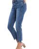HINT OF BLU HINT OF BLU Chewed Hem Mid Rise Ankle Skinny Jeans - 3