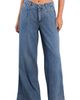 HINT OF BLU HINT OF BLU Chill Pleated Mid Rise Wide Leg Jeans - 1