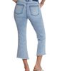 HINT OF BLU HINT OF BLU Crop Raw Hem Flare Jeans - 2