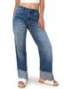 HINT OF BLU HINT OF BLU Cuffed Ankle Wide Leg Jeans - 1