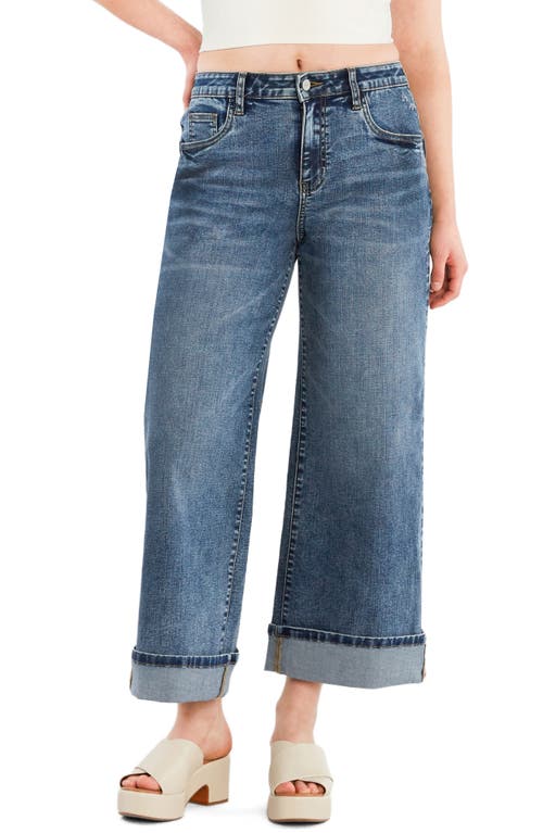 HINT OF BLU HINT OF BLU Cuffed High Waist Relaxed Jeans
