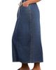 HINT OF BLU HINT OF BLU Effortless Denim Drawstring Maxi Skirt - 3