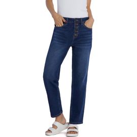HINT OF BLU HINT OF BLU Effortless Exposed Button Fly Boyfriend Jeans