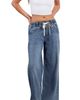 HINT OF BLU HINT OF BLU Elastic Waist Wide Leg Jeans - 3
