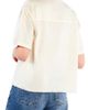 HINT OF BLU HINT OF BLU Emily Frayed Short Sleeve Denim Button-Up Shirt - 2