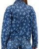 HINT OF BLU HINT OF BLU Floral Stretch Denim Jacket - 2