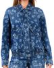 HINT OF BLU HINT OF BLU Floral Stretch Denim Jacket - 4