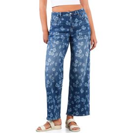 HINT OF BLU HINT OF BLU Floral Wide Leg Jeans