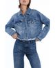 HINT OF BLU HINT OF BLU Frayed Crop Denim Jacket - 1