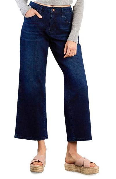 HINT OF BLU HINT OF BLU High Waist Ankle Relaxed Straight Leg Jeans