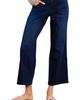 HINT OF BLU HINT OF BLU High Waist Ankle Relaxed Straight Leg Jeans - 3