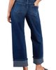 HINT OF BLU HINT OF BLU High Waist Cuff Wide Leg Jeans - 2