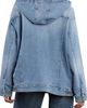 HINT OF BLU HINT OF BLU Hooded Denim Trucker Jacket - 2