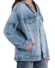 HINT OF BLU HINT OF BLU Hooded Denim Trucker Jacket - 3