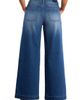 HINT OF BLU HINT OF BLU Jackie Side Slit High Waist Wide Leg Jeans - 2