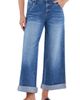HINT OF BLU HINT OF BLU Luna High Waist Wide Leg Jeans - 1