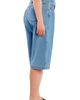 HINT OF BLU HINT OF BLU Mid Rise Relaxed Long Denim Shorts - 3