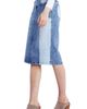 HINT OF BLU HINT OF BLU Pieced Midi Denim Skirt - 3
