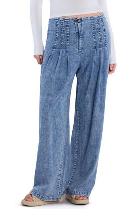 HINT OF BLU HINT OF BLU Pleated Wide Leg Pants