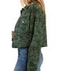 HINT OF BLU HINT OF BLU Print Crop Denim Jacket - 3