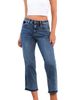 HINT OF BLU HINT OF BLU Release Hem High Waist Ankle Straight Leg Jeans - 3