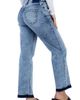 HINT OF BLU HINT OF BLU Release Hem Straight Leg Jeans - 3