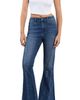 HINT OF BLU HINT OF BLU Retro Seam & Bling Flare Leg Jeans - 3