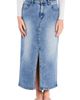 HINT OF BLU HINT OF BLU Split Hem Denim Midi Skirt - 1