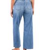 HINT OF BLU HINT OF BLU Stripe High Rise Wide Leg Jeans - 2