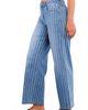 HINT OF BLU HINT OF BLU Stripe High Rise Wide Leg Jeans - 3